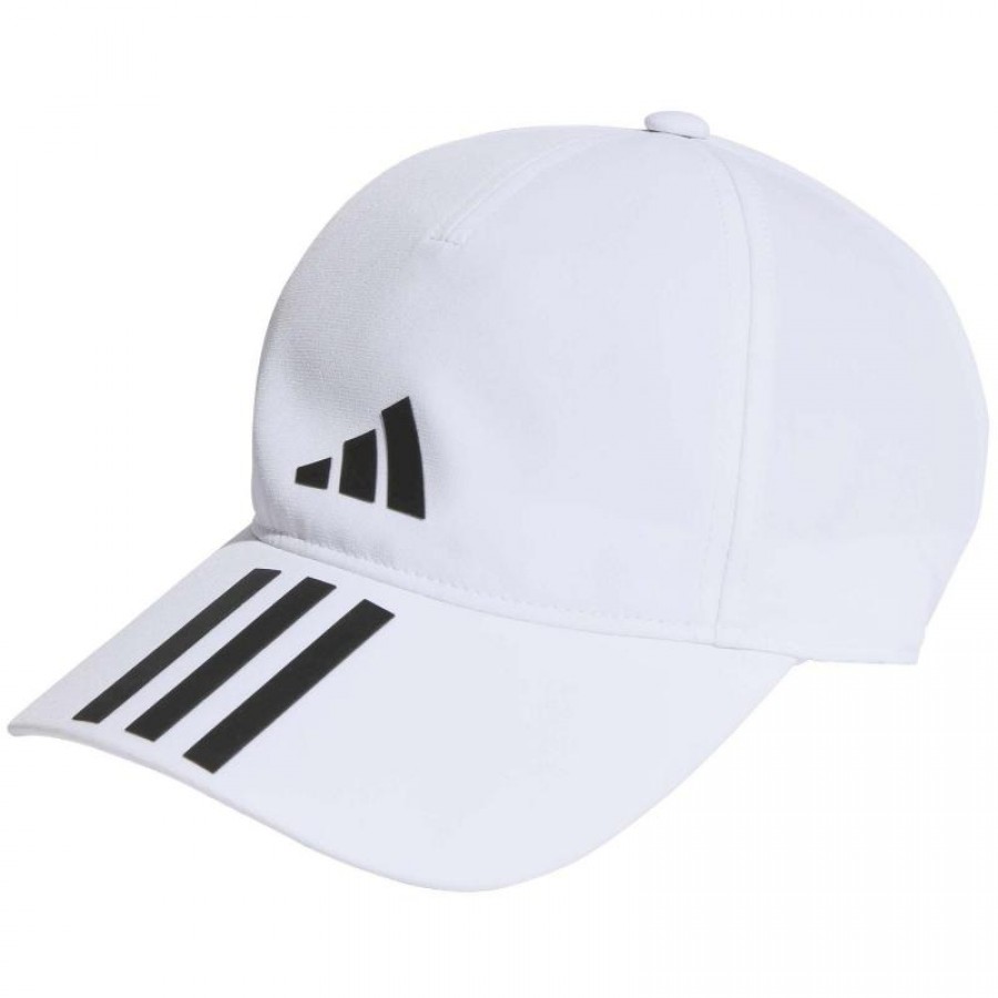 Adidas Aeroready Baseball 3 Band Cap Black White