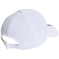 Gorra Adidas Aeroready Baseball 3 Bandas Blanco Negro