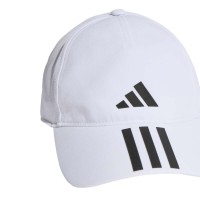 Adidas Aeroready Baseball 3 Band Cap Preto Branco