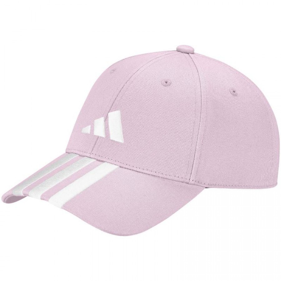 Gorra Adidas Baseball 3 Stripes Rosa Claro  Oferta + Barato