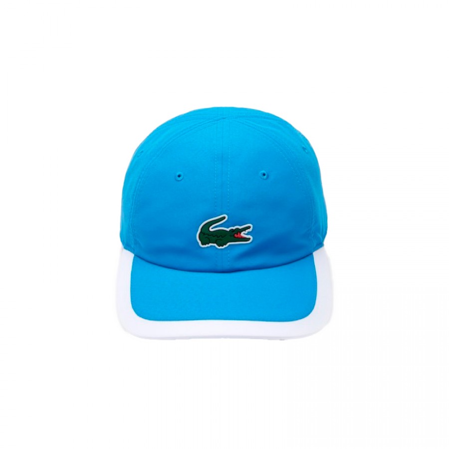 Light Lacoste Cap Blue White