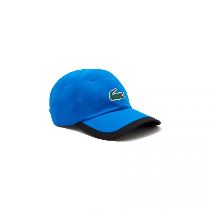 Lacoste Cap Azzurro Nero Elettrico  Offerta + Economico