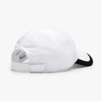 Light Lacoste Cap White Navy Blue