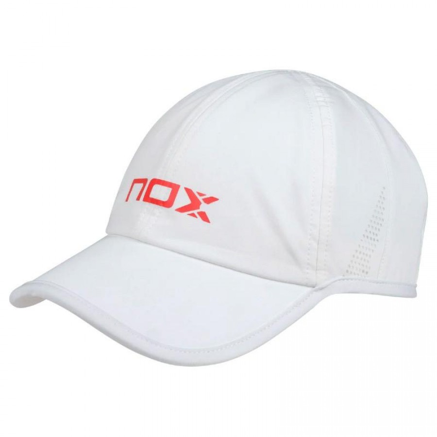 Nox White Red Cap