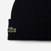 Cap Lacoste Navy Blue Wool