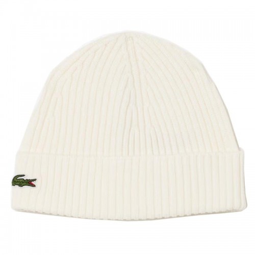 Gorro Lacoste Lana Blanco Gorro Lacoste Lana Blanco