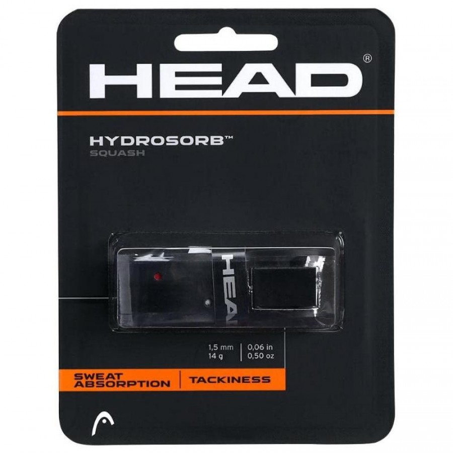 Substituicão Grip Squash Head Hydrosorb Preto Vermelho  Oferta + Barato