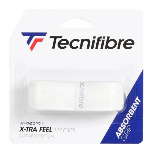 Punho de substituição Tecnifibre Xtra Feel White Punho de substituição Tecnifibre Xtra Feel White