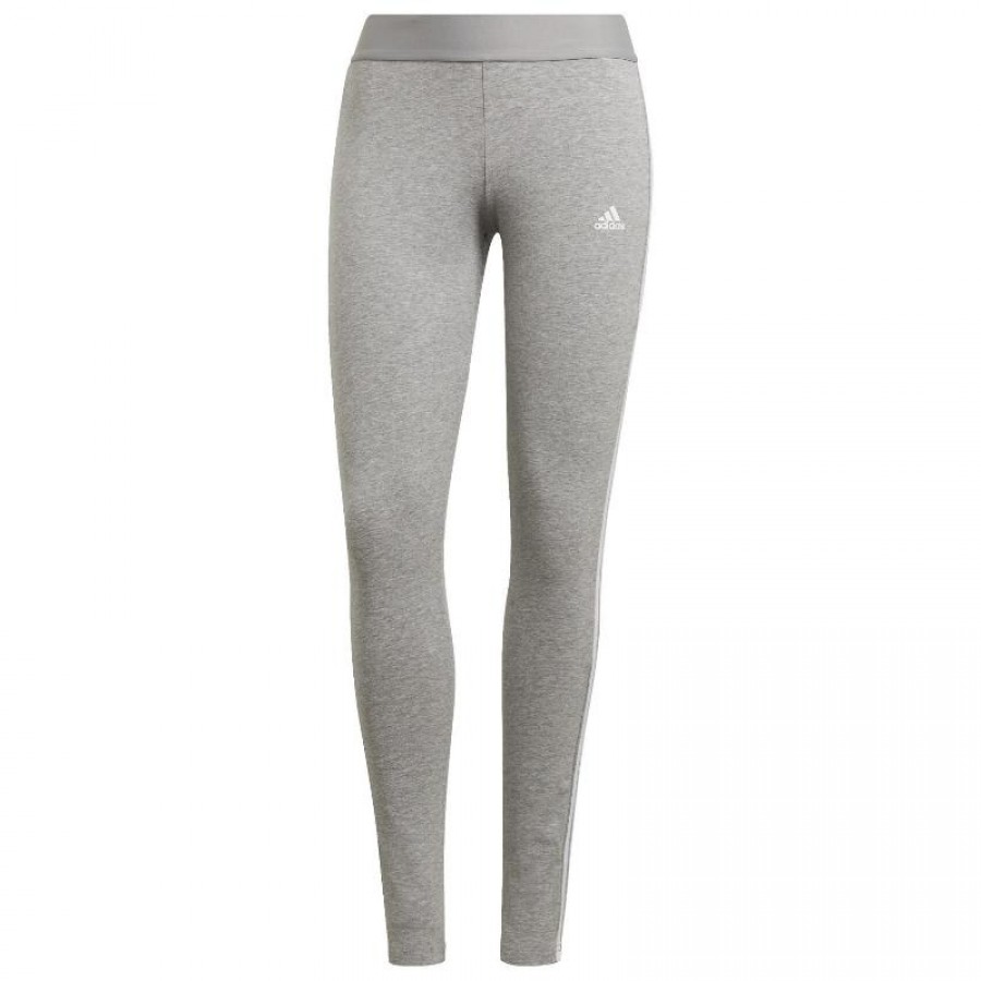 Adidas 3 Stripes Leggings Gris Blanc  Offre - Pas cher