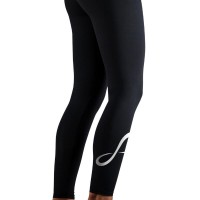 Leggings Junior Endless Cross Pocket Preto Laranja  Oferta + Barato
