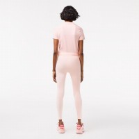 Lacoste Sport Maglia in Poliestere Riciclato 7/8 Rosa