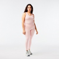 Lacoste Sport Maglia in Poliestere Riciclato 7/8 Rosa