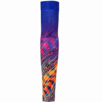 Aquecedores de Braço Floky No Strain Fantasy Rio Laranja Azul 1 Unidade  Oferta + Barato