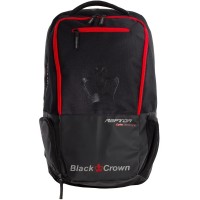 Mochila Black Crown Raptor Negro Rojo  Oferta + Barato