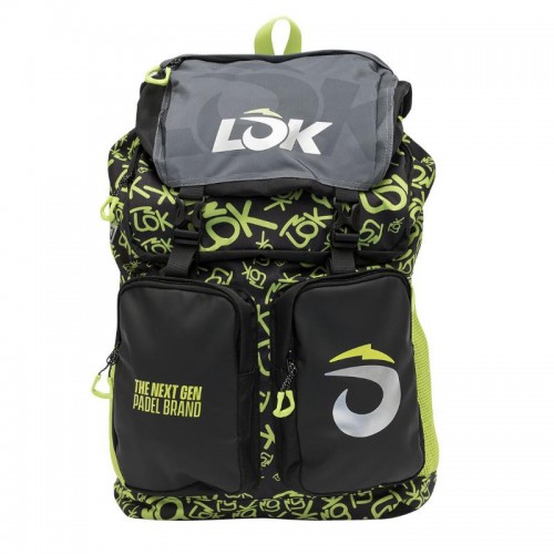 Mochila Lok Adventure 2 Negro Verde Fluor Mochila Lok Adventure 2 Negro Verde Fluor