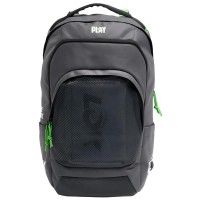 Lok Maxx Sac a dos Noir Gris Fonce Lime  Offre - Pas cher