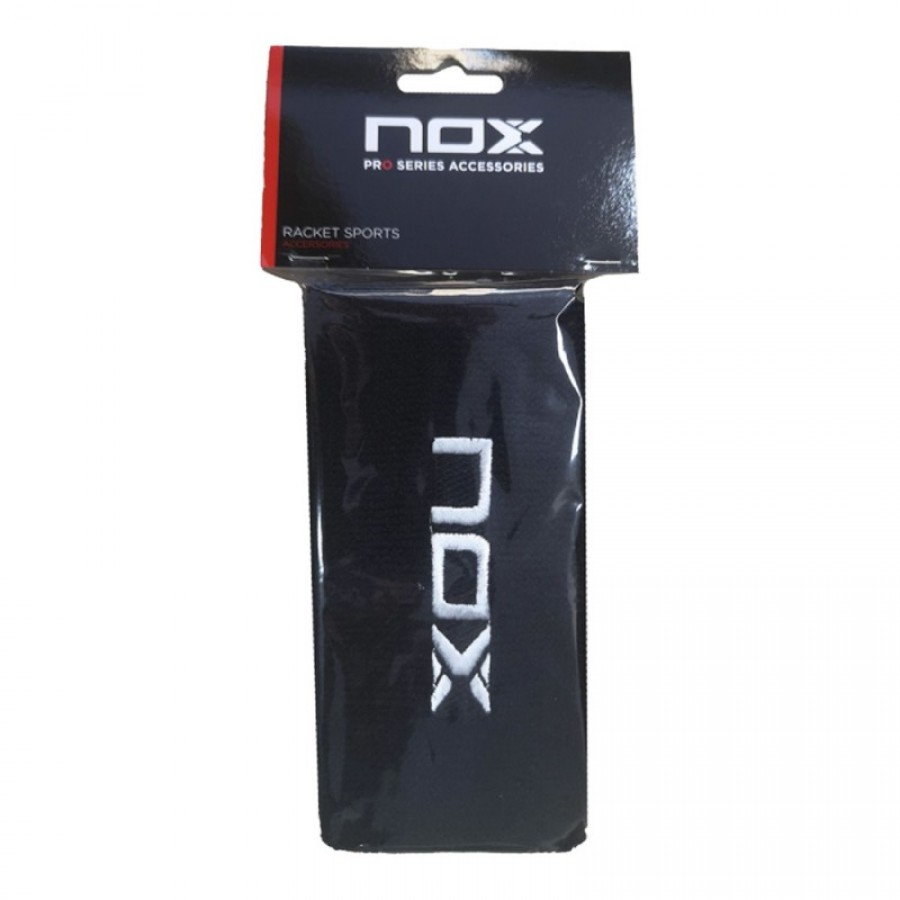 Munequeras Nox Long Nero Logo Bianco 2 Unita