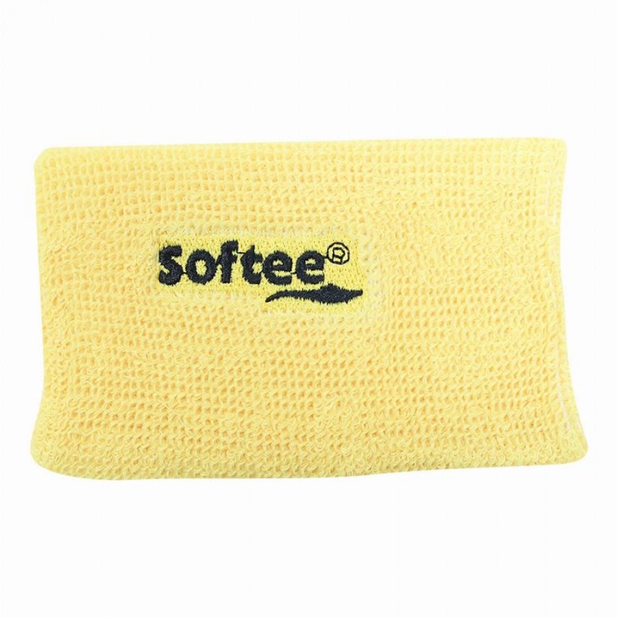 Softee Wide Yellow Wristband 1 Unit