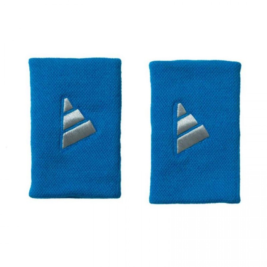Pulseiras Adidas Longas Azul Cinza 2 Unidades  Oferta + Barato