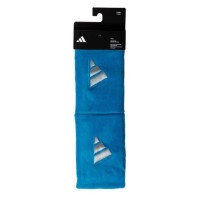 Pulseiras Adidas Longas Azul Cinza 2 Unidades  Oferta + Barato