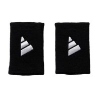 Munequeras Adidas Largas Negro Blanco 2 Unidades  Oferta + Barato
