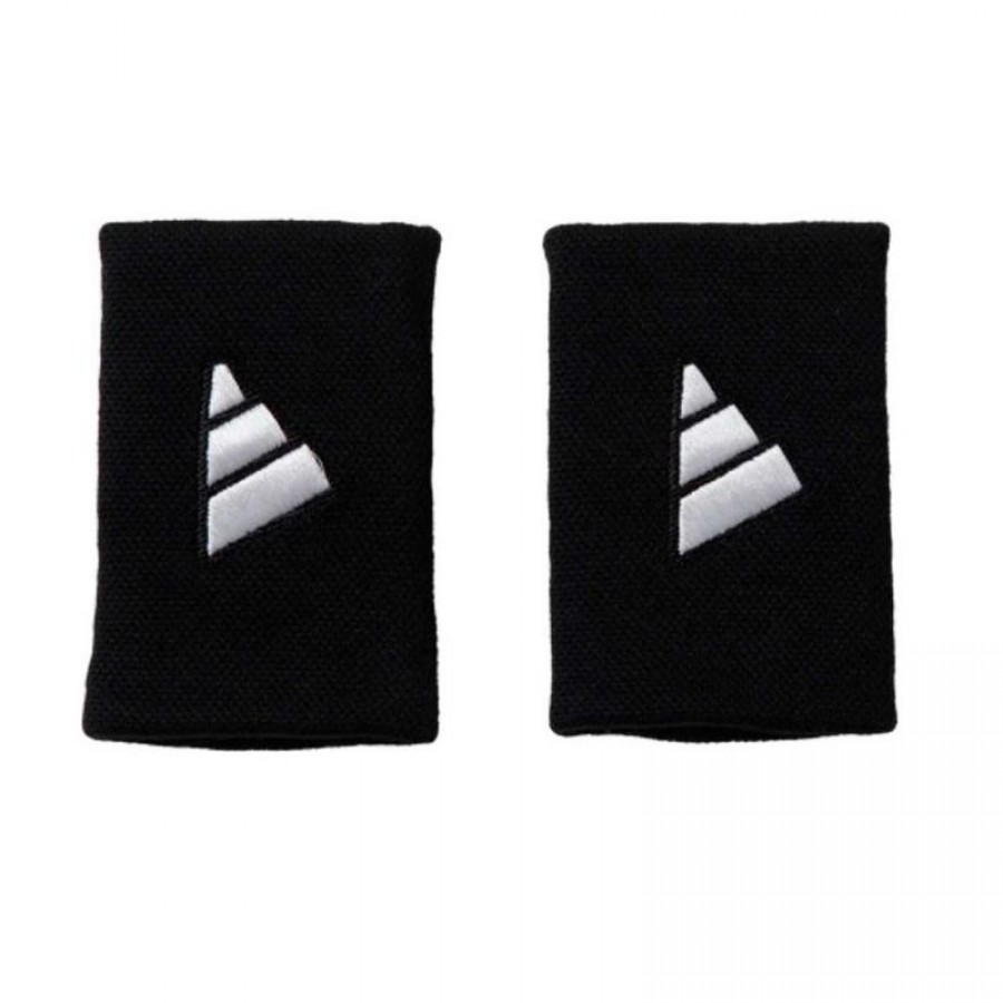Munequeras Adidas Largas Negro Blanco 2 Unidades  Oferta + Barato