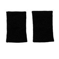 Munequeras Adidas Largas Negro Blanco 2 Unidades  Oferta + Barato