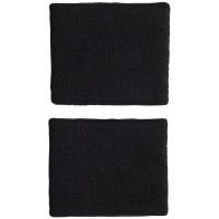 Adidas Black White Wristbands 2 Units  Offer + Cheap