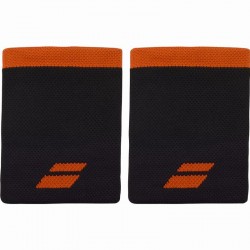 Logo Babolat Pulseiras Jumbo Pretas Vermelhas 2 Unidades
