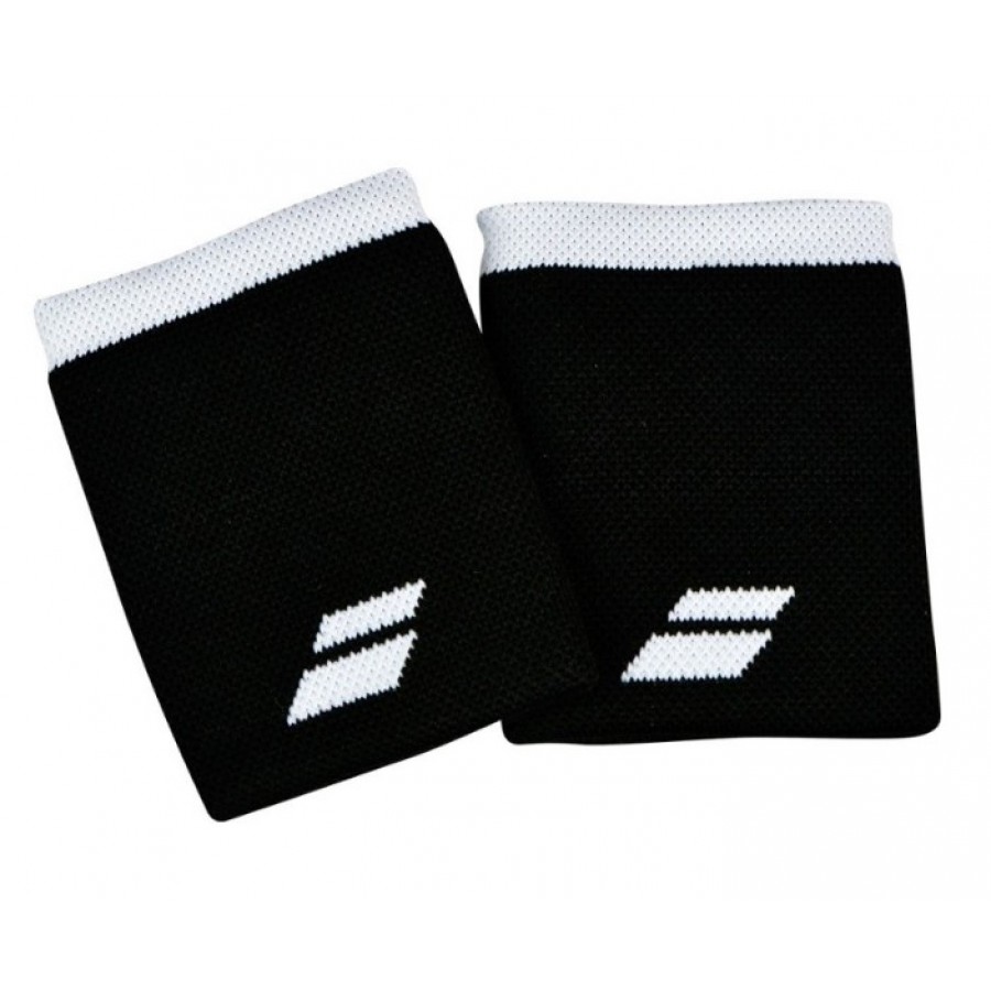 Munequeras Babolat Logo Negra