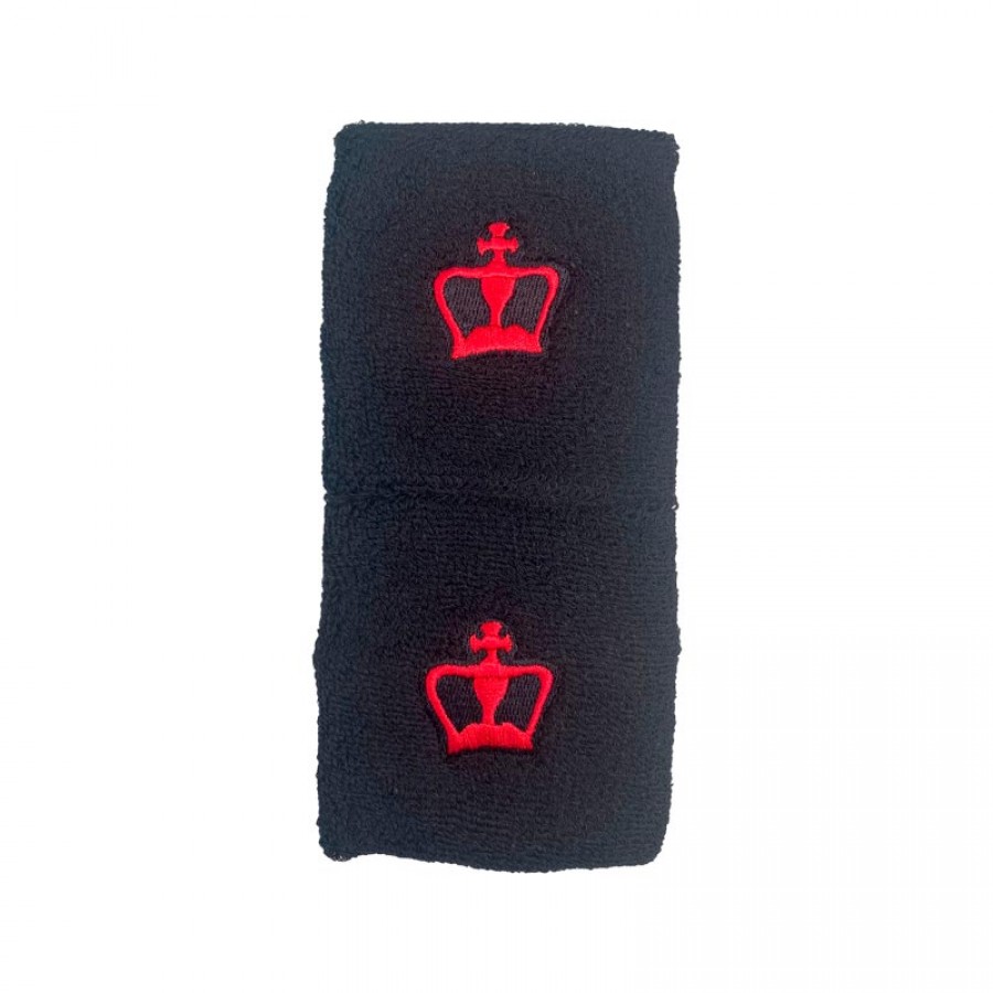 Black Crown Short Black Wristbands Black 2 Units