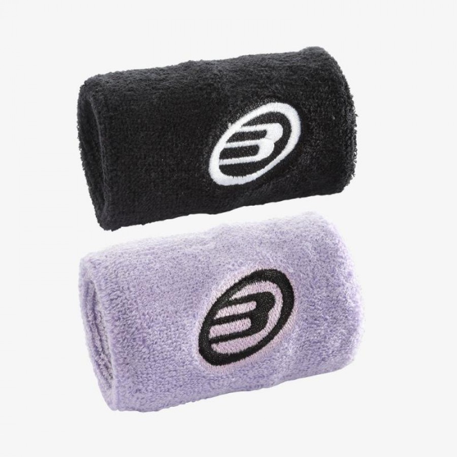 Bullpadel BPMU2305 Black Mauve Wristbands