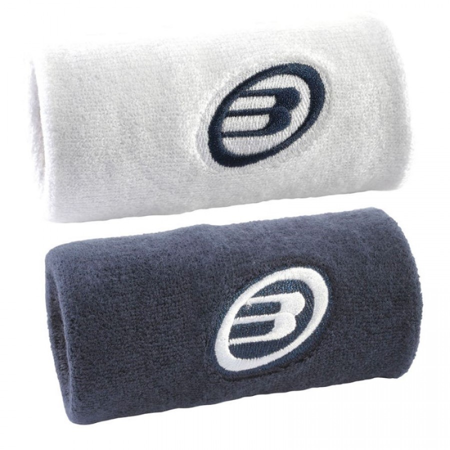 Bullpadel BPMU252 White Navy Blue Wristbands  Offer + Cheap