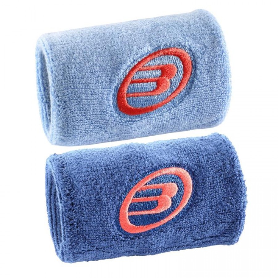 Bullpadel BPMU253 I Sky Blue Shadow Blue Wristbands  Offer + Cheap
