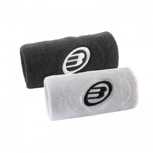 Bullpadel BPMU262 Black White Wristbands