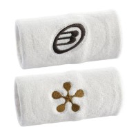 Bullpadel Premier Padel Wristbands BPMU2507 Stone White 2 Units  Offer + Cheap