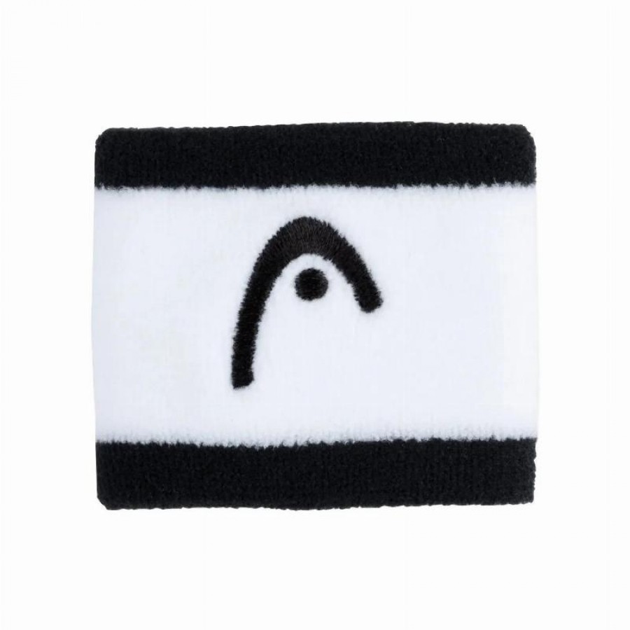 Head Striped 2.5 Black White Wristbands 2 Units  Offer + Cheap