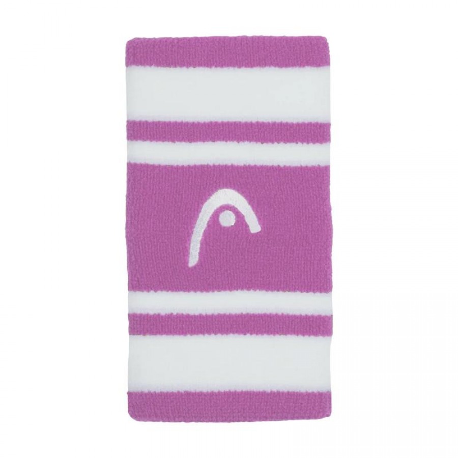 Head Striped 5 Purple White Wristbands 2 Units  Offer + Cheap