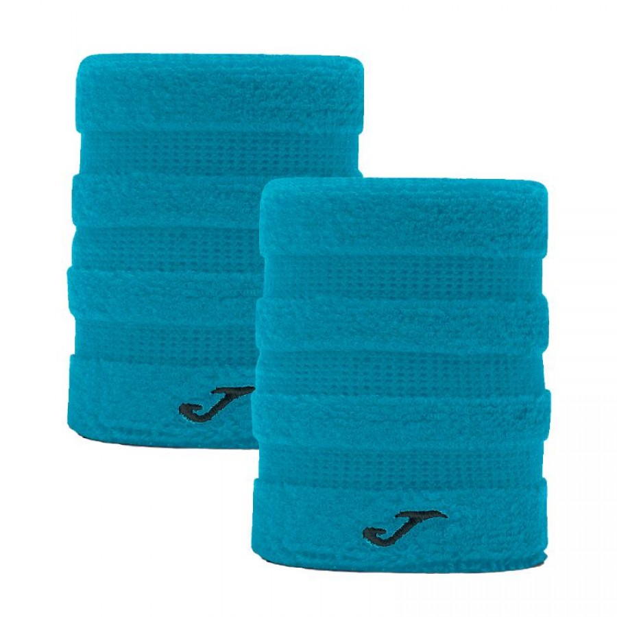 Joma Slam Pro Turquoise Blue wristbands 2 units