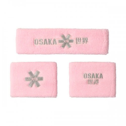 Osaka Wristbands Set 2.0 Rosa Cinza 2 Unidades Osaka Wristbands Set 2.0 Rosa Cinza 2 Unidades