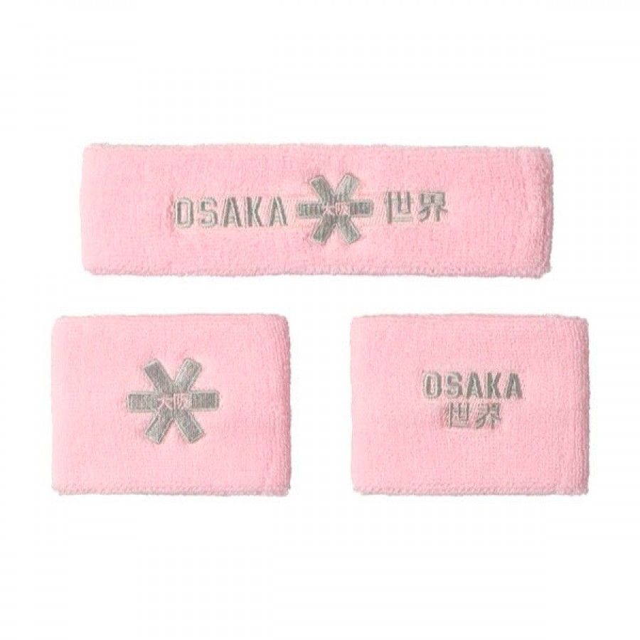 Osaka Wristbands Set 2.0 Pink Grey 2 Units