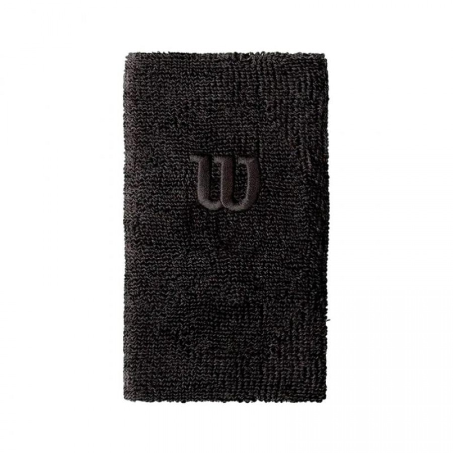 Munequeras Wilson Negro 2 Unidades  Oferta + Barato