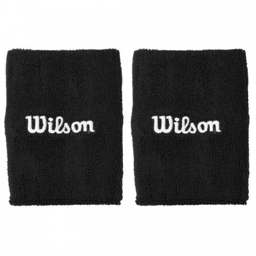 Braccialetti Wilson Wide Terry Black 2 unità Braccialetti Wilson Wide Terry Black 2 unità