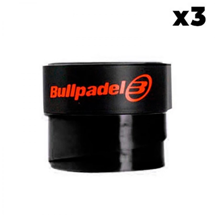 Overgrip Bullpadel Tinta Unita Nero 3 Unita