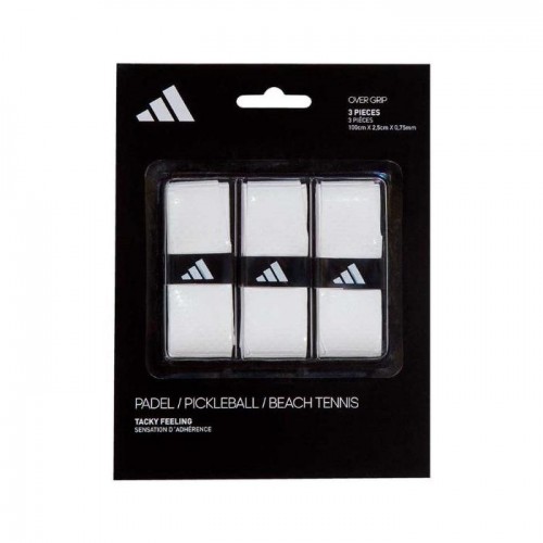 Overgrips Adidas Tacky Feeling White 3 Unidades Overgrips Adidas Tacky Feeling White 3 Unidades