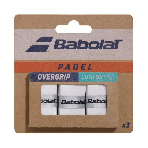 Impugnature Babolat Comfort Padel Blanco 3 Unidades