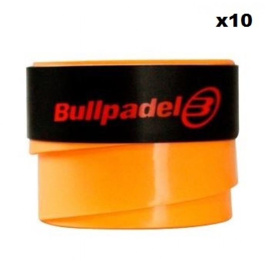 Overgrips Bullpadel Laranja Lisa 10 Unidades - Barata Oferta Outlet