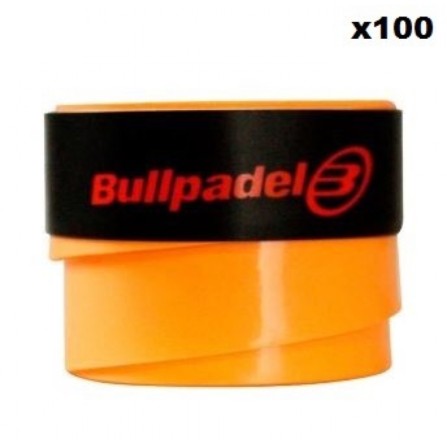 Overgrips Bullpadel Smooth Orange 100 Units