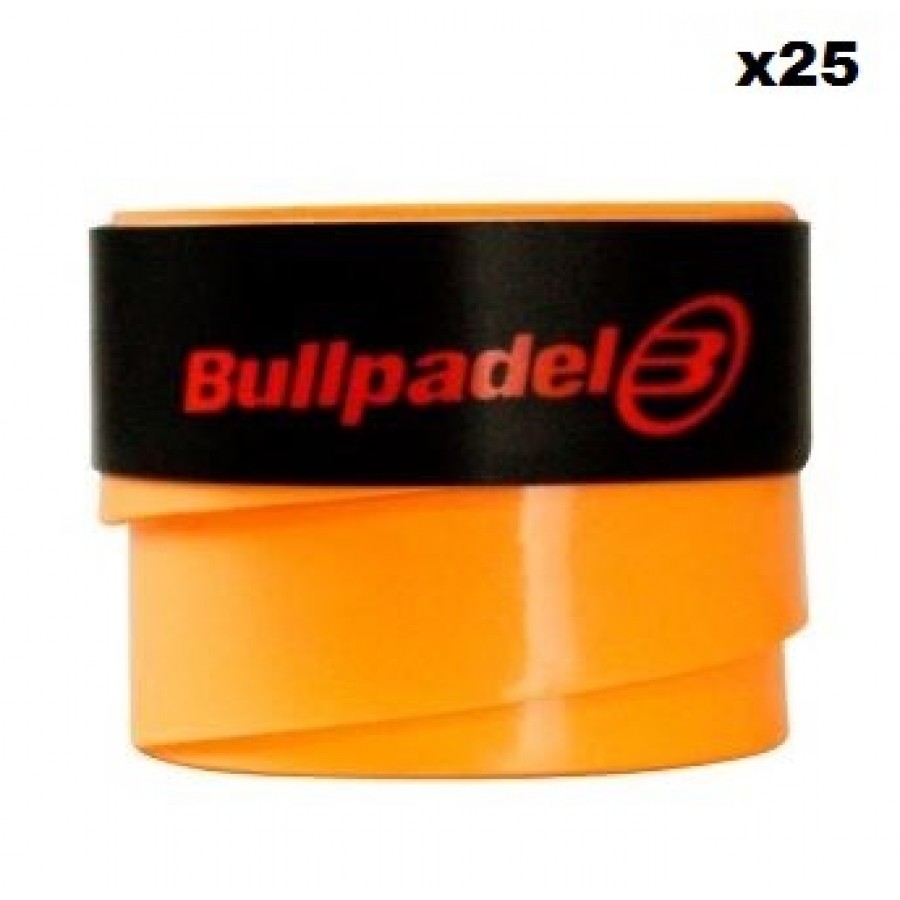 Overgrips Bullpadel Smooth Orange 25 Units - Barata Oferta Outlet