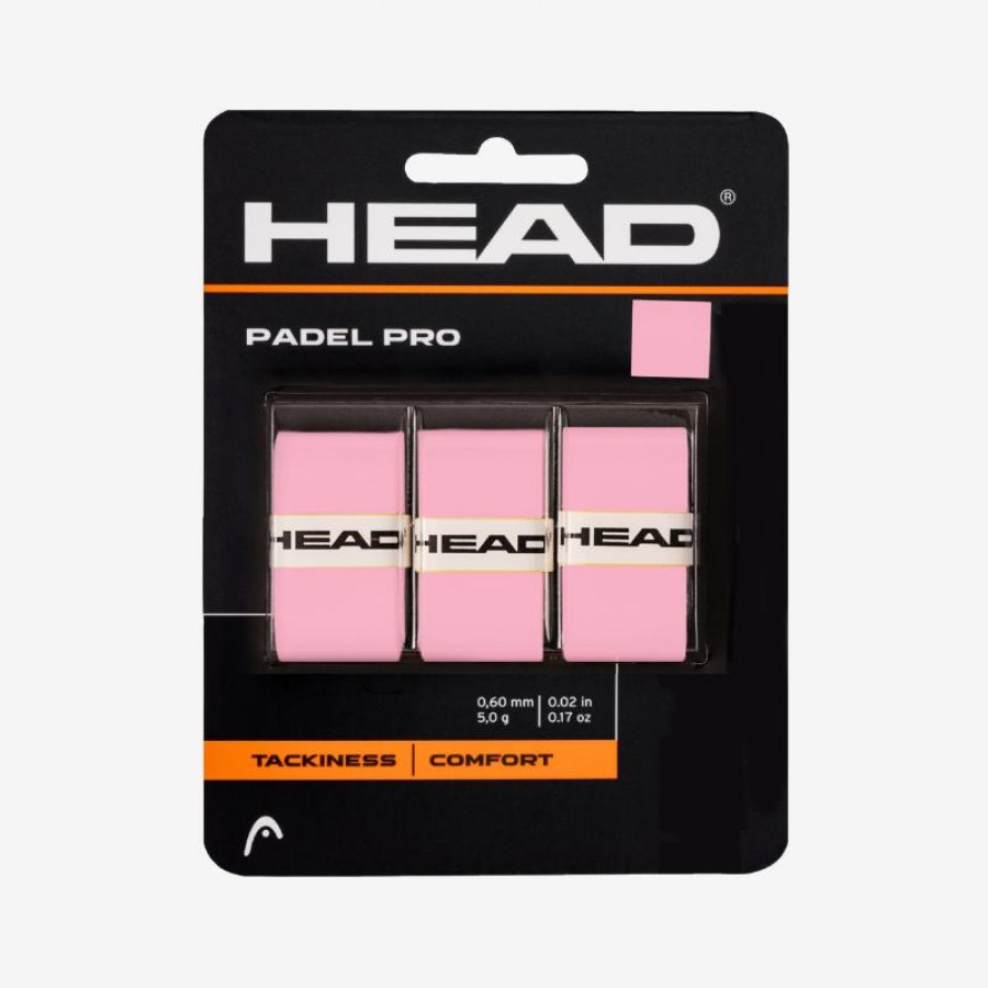 Overgrips Head Padel Pro Pink 3 unites